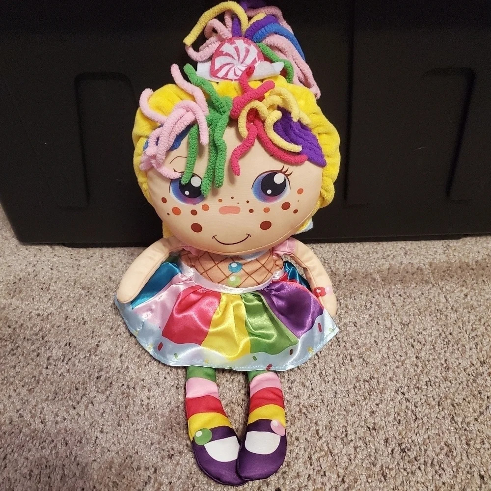 Flip Zee Girl Zandy Plush Doll Toy 2 in 1